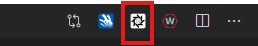 VMX deploy-target button